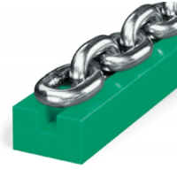 Murtfeldt 板条带链的曲线引导 钢制的板条链条可用于运输瓶子和组件