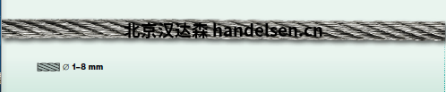 JAKOB 不锈钢钢丝绳10820系列 JAKOB 不锈钢钢丝绳10820系列