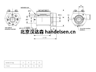 LTN滑环SH085-MSP技术图纸