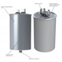 Wilspec金属聚丙烯膜运行电容器用于高温应用的连续运行