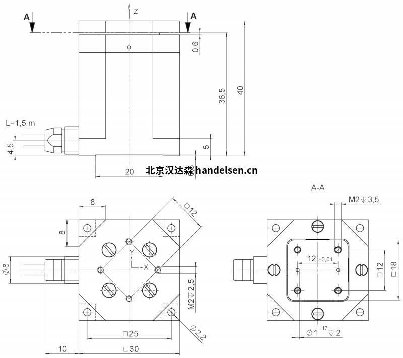 pi-P-363 PicoCube XY(Z) 压电扫描仪参数