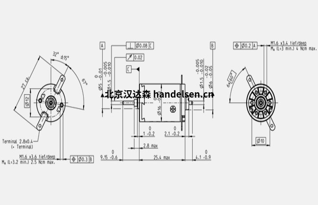 瑞士maxon DC-max 驱动电机规格