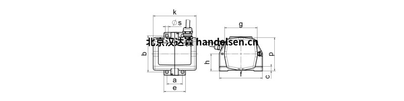 Würges振动电机型号HV 0.1尺寸图