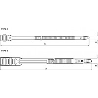 Fastpoint Cintex电缆扎带使用特殊聚合物制成的电缆扎带