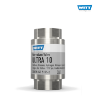 WITT Gasetechnik止回阀ULTRA 10系列工作压力16 bar