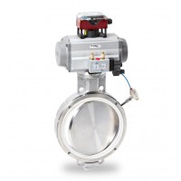 Warex Valve DKZE103APSDZ DKZE110APSDZ偏向蝶阀磨损小