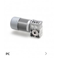 minimotor单相/三相异步电动机PC蜗杆减速电机压铸铝外壳