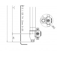 Bolondi布隆迪特制版本清洁旋转式喷嘴喷头XT076A XC031_240°BK-PPE