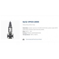BUROCCO VPOO-2000系列性能卓越法兰连接气动开关双通阀重载型