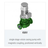 Dickow Pumpen KMV磁力耦合器垂直安装单级内联涡壳泵