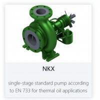 Dickow Pumpen NKX单级标准泵导热油应用EN733标准涡壳泵