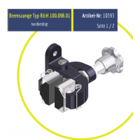 Rietschoten 机械制动器R&H 100.098.01型，制动力高达 880 N