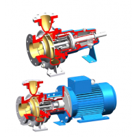比利时Johnson Pump 紧耦合磁力驱动离心泵，出色的液压性能