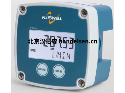 fluidwell流速指示器B-Basic显示瞬时流量、总流量和累计流量