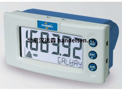 fluidwell多用途指示器D090显示实际值、测量单位和回路电流