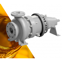 DICKOW NMX型带磁力联轴器的单级蜗壳泵，适用于导热油应用