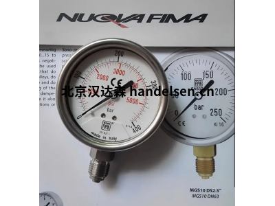 意大利 NUOVA FIMA 含油压力表 0-400BAR