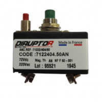 法国 DIRUPTOR 单极断路器 7122204 8DHP用于交通工业电路过载短路保护