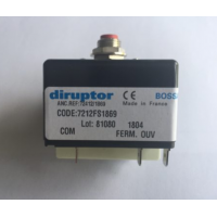 法国 DIRUPTOR 双极断路器7212FS1869 50A/6kA 短路容量符合铁路标准