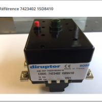 法国 DIRUPTOR 四极断路器7412104 12D用于工业和交通