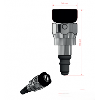 丹麦 Keofitt   FL600041E型W9 带 EPDM 膜的 H 型阀头