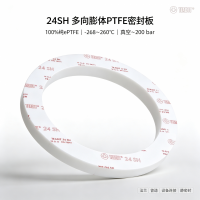 奥地利TEADIT 24SH膨体PTFE密封板 260°C耐温 化工法兰管道用